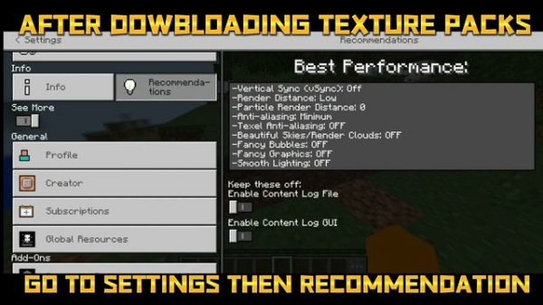 Boost fps Minecraft Pe | Mcpe 1.19 Smoother Gameplay | 60 FPS+ Client