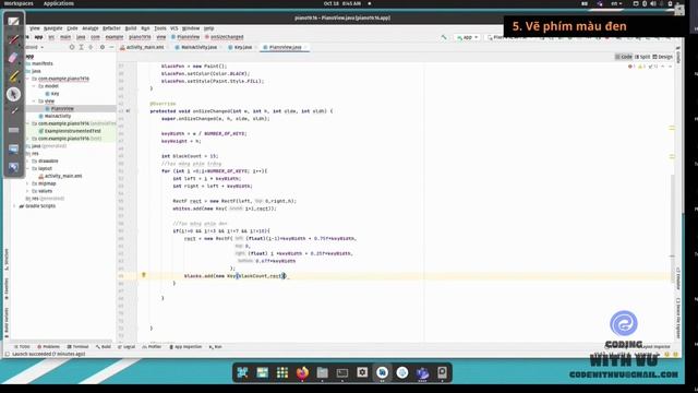 Custom View - Canvas trong Android | Lập trình ứng dụng Piano ảo смотреть онлайн