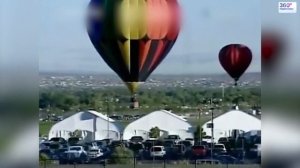 Воздушный шар - полет и падения на большом воздушном шаре