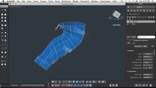 AutoCAD for Mac: Modifying and Editing Surface Models смотреть онлайн