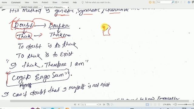 Descartes's Philosophy, Cogito Ergo Sum, SSB PGT Philosophy смотреть онлайн
