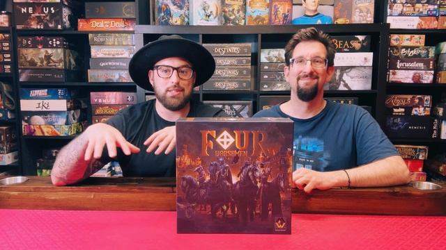 Four Horseman Board Game Review - First Impression - Kickstarter - Win Win Board Games смотреть онлайн