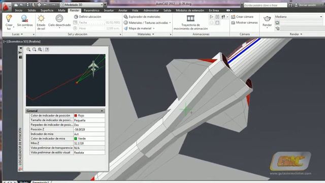35.4.4-a Autocad 2013. Visualización en 3D. смотреть онлайн