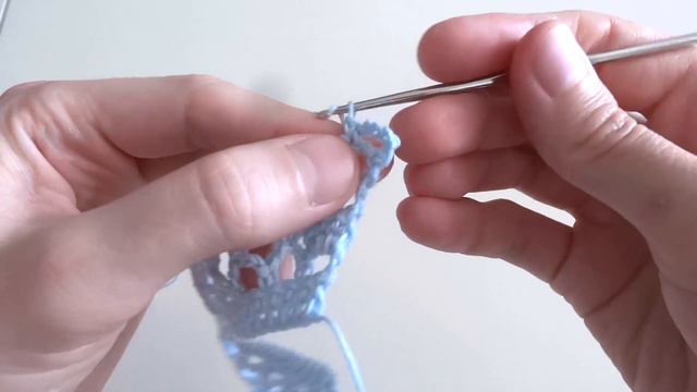 АЖУРНЫЙ УЗОР ДЛЯ ТОПА. ВЯЖЕМ ВМЕСТЕ. НАУЧУ КАК СВЯЗАТЬ. PATTERN. CROCHET смотреть онлайн