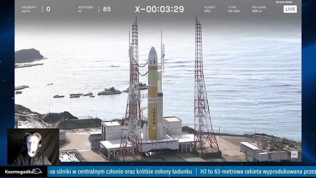 NA ŻYWO | Druga próba orbitalna rakiety H3 смотреть онлайн