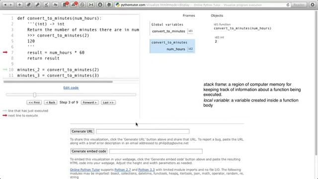 Learn to Program The Fundamentals 1 6 Visualizing Function Calls смотреть онлайн
