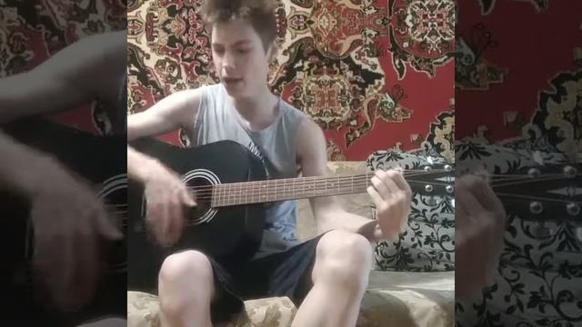 Vova#play_guitar - Солдат, упрощённый вид, ссылка на аккорды в описании смотреть онлайн