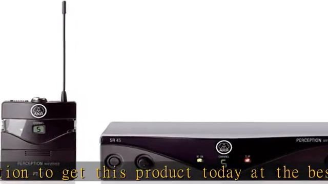 AKG Pro Audio Perception Wireless Microphone System with SR45 Stationary Receiver and PT45 Pocket T смотреть онлайн