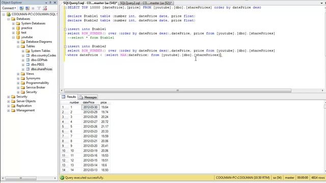 Volatility calculation in SQL смотреть онлайн