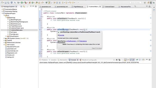 TestNG Listeners смотреть онлайн