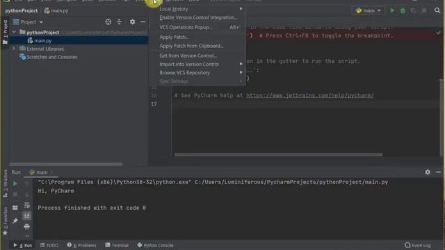 Дружим GitHub и Pycharm смотреть онлайн