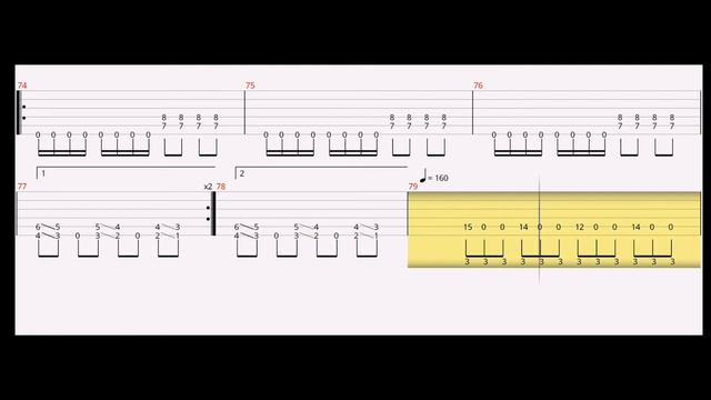 Tablature Guitar Full Track - Arch Enemy - The First Deadly Sin