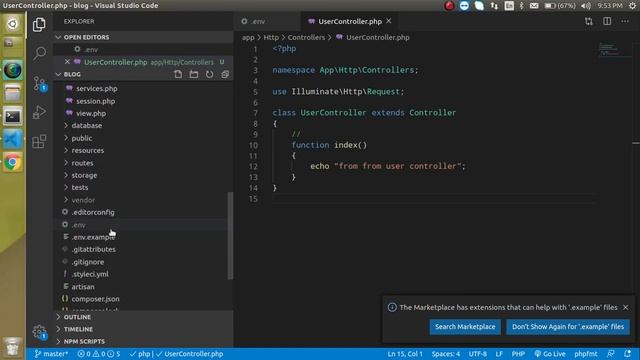 Laravel 8 tutorial - Database configuration and Fetch Data смотреть онлайн