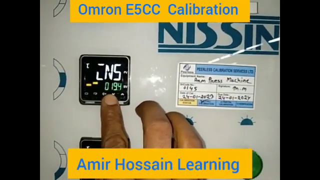 Omron E5CC Calibration Setting. Omron E5CC Sensor Correction Setting. Omron E5CC Visible Actual Tem