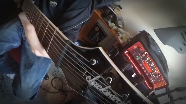 Jackson JS32-8 Dinky | 8 String Metal Song in drop E | Lars Gygax смотреть онлайн