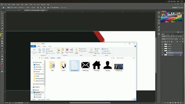 How to Create Facebook Cover Photo Design in Photoshop CS6 | Banner Design Black Red смотреть онлайн