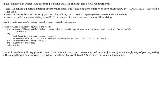 Code Review: Validate a string for positive number and normal string смотреть онлайн