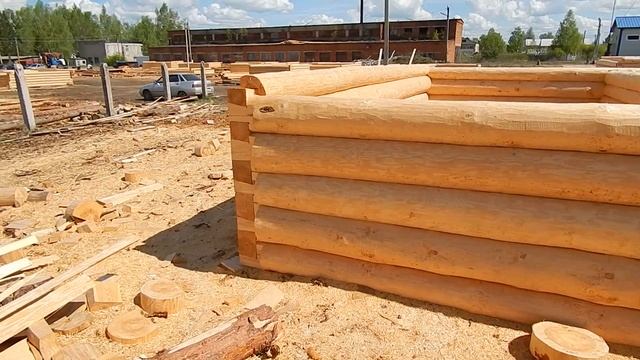 сруб бани в лапу 6х6 кругляк смотреть онлайн