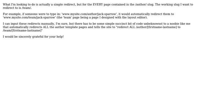 Wordpress: Redirect Every Instance of The Author Template Pages to Custom Author Pages смотреть онлайн