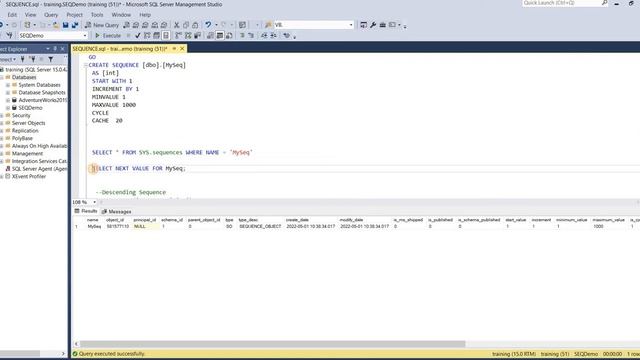 28. Sequence in sql server смотреть онлайн