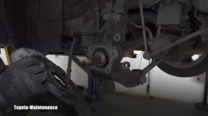 How to replace rear wheel bearing on Toyota Highlander