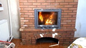 Кирпичная печь  с водяным контуром для отопления дома