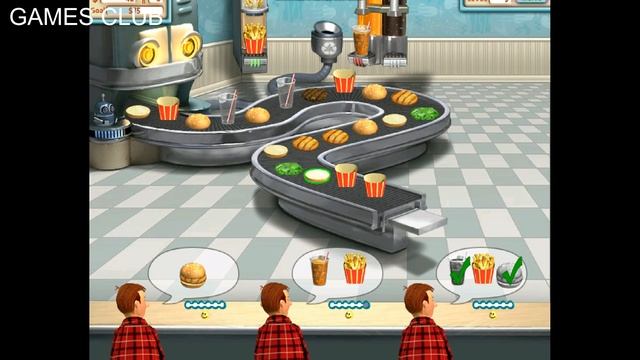 Burger Shop 1 - Game play - LEVEL 09 - (Games Club) смотреть онлайн