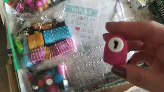 Распаковка посылки. Скрапбукинг. Обрезки и не только для детского творчества. смотреть онлайн