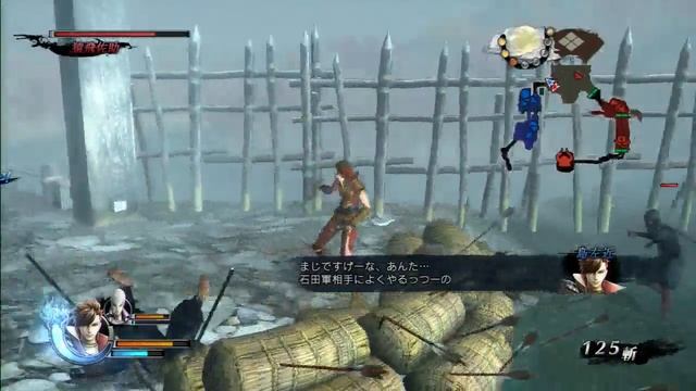 Sengoku BASARA 4 - Sakon Shima - Story Mode смотреть онлайн
