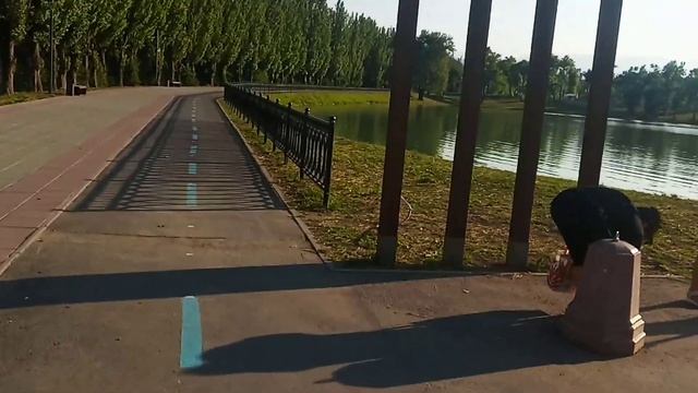 Пешая прогулка по-набережной реки Нальчик