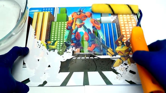 мультик клип рисунок преображения. роботы. cartoon clip drawing transformation. robots. смотреть онлайн