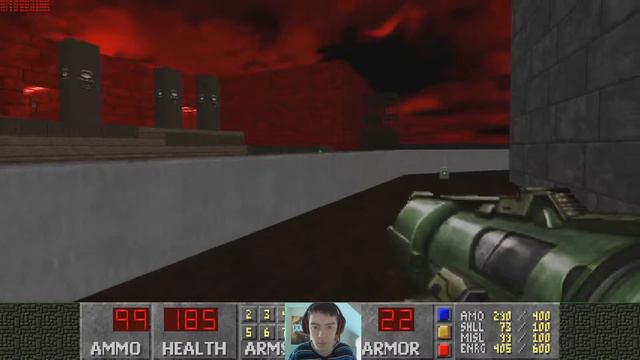 Brutal Doom II: Maps of Chaos - level 19 - The Citadel смотреть онлайн