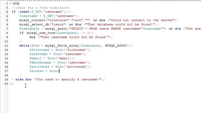 PHP : User Profile Page System смотреть онлайн