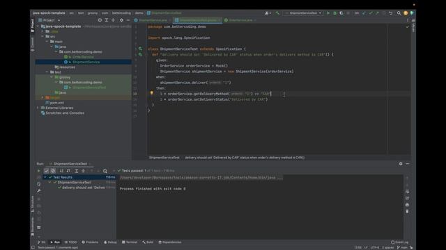 Spock: How to get Mock to return value to avoid NullPointerException or InvalidSpecException смотреть онлайн