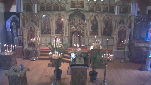 Проповедь 5 Апреля 2020 Неделя 5-я Великого Поста. Преподобной Марии Египетской. смотреть онлайн