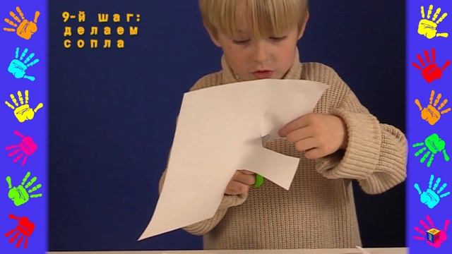 Умелые ручки: звёздолёт. Как сделать космический корабль из бумаги? Модель нашего сына! смотреть онлайн