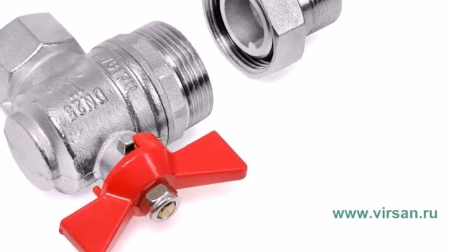 Шаровый кран VALTEC BASE VT.228.N.06 1" FM угловой с полусгоном смотреть онлайн