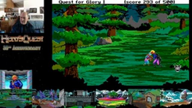 Hero's Quest 30th anniversary - Let's Play with the Quest for Glory game designers! смотреть онлайн