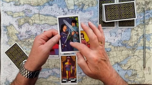 Oracle 3 Card U Pick with Dyadic Cross Finshes Tarot Card Reading смотреть онлайн
