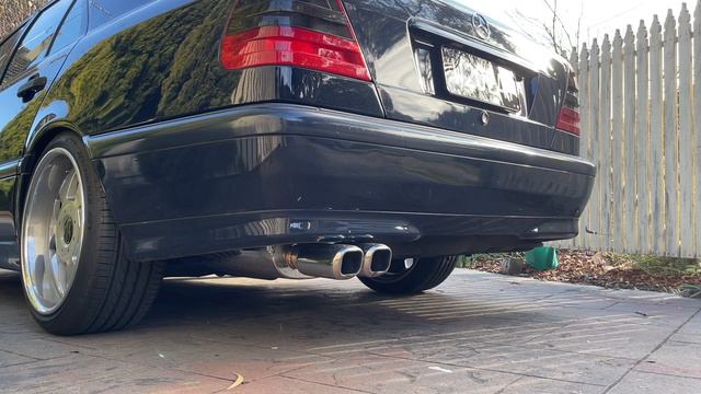 MERCEDES W202 C180 MUFFLER DELETE VS XFORCE!