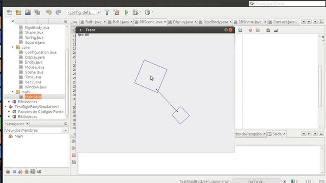 Java 2D physics from scratch - Rigid Body Test #1: applying force outside of center of mass смотреть онлайн