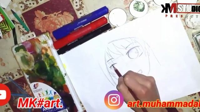Как нарисовать аниме 2021 смотреть онлайн