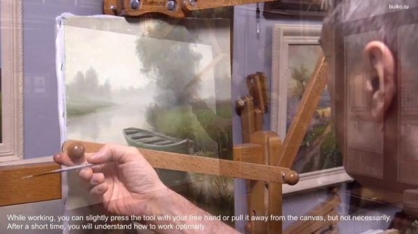 Новый инструмент художника. Векторный муштабель. Vector mahlstick. A new tool for the artist.