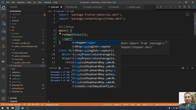 85- Flutter Networking - chopper - Introduction to chopper Interceptors. смотреть онлайн