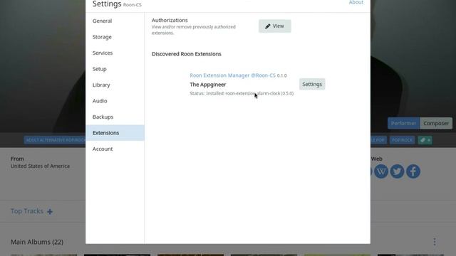 #2 [Roon Ext] Roon Extension Manager