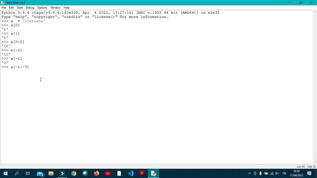 Tutorial Python 3 - #6.Slicing di una stringa. смотреть онлайн