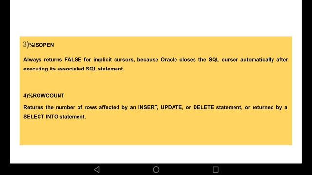 CURSOR in pl/SQL by RAUSHAN GUPTA смотреть онлайн