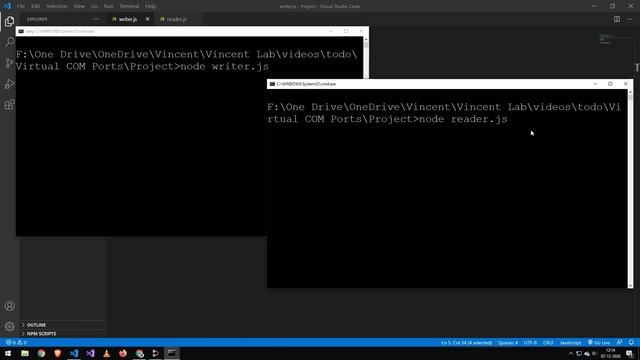 How to Communicate with a Virtual Serial Port in Node.js смотреть онлайн
