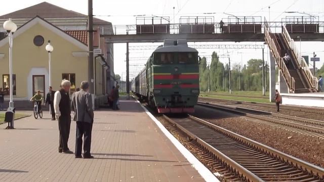 Станция Бахмач.2ТЭ116-1277.