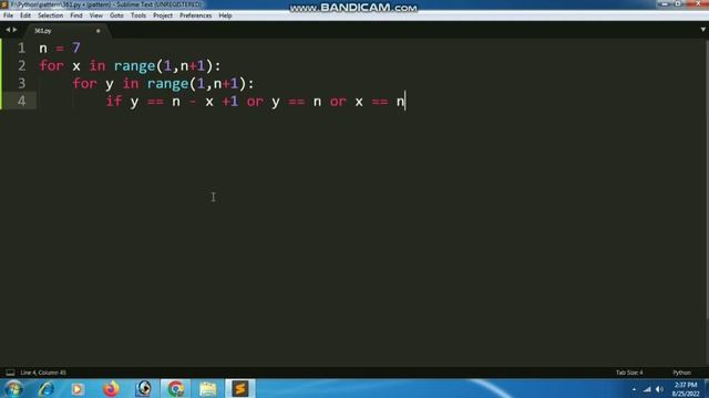 #75 Python Programs to Print Pattern | Print Number Pyramid Star Triangle Diamond and Alphabets смотреть онлайн